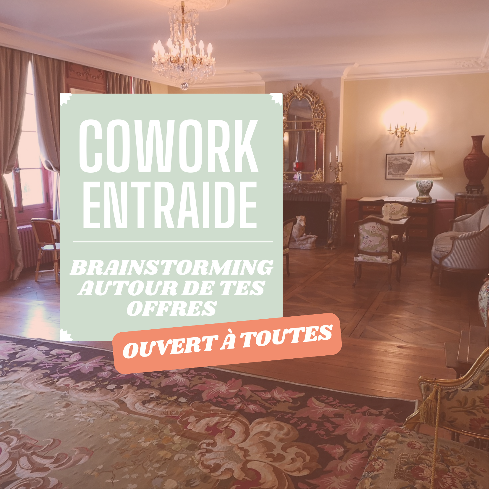 Coworking entraide - brainstorming autour de tes offres